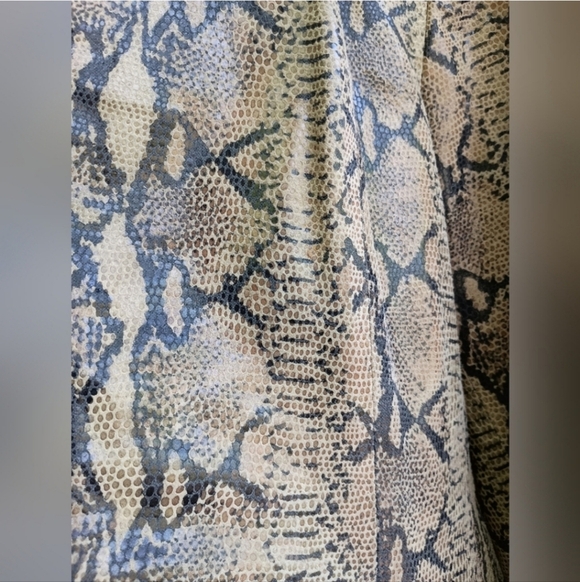 Rogue Snakeskin Pattern Leather Jacket_Large - Picture 2 of 10